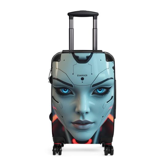 Discover Futuristic Travel Suitcase: Customizable Polycarbonate Carry-On Luggage