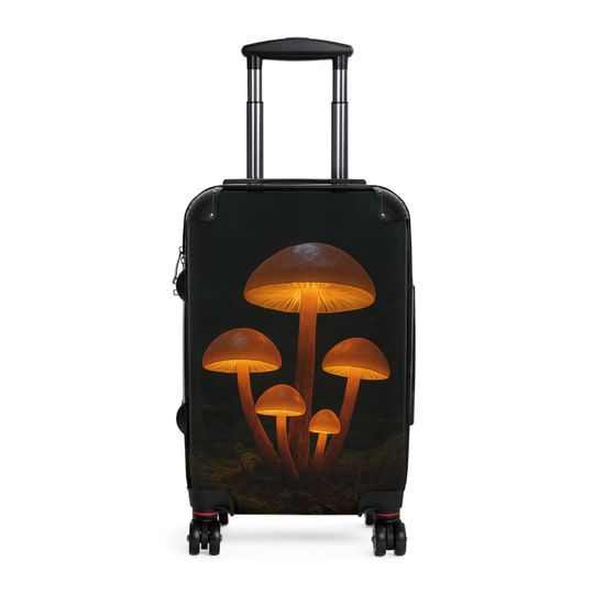 Discover Mushroom Suitcase ,Travel Gear, Luggage, Weekend Getaway