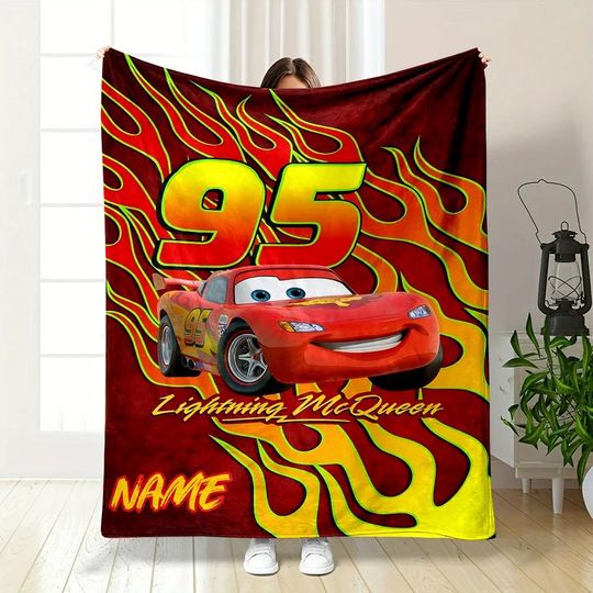 Discover Personalized Disney cars character blanket, Lightning McQueen Tow Mater Blanket, Disney cars blanket, Birthday Boy Girl gift blanket