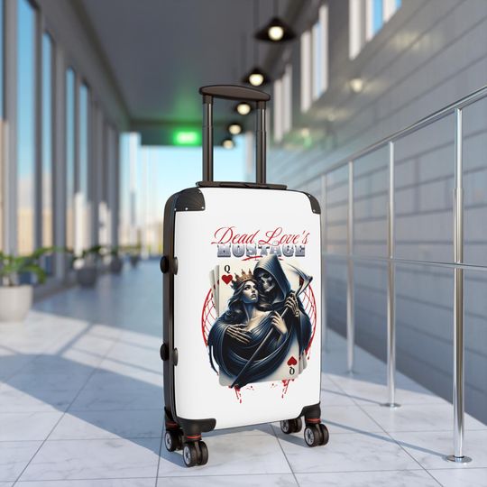 Discover Gothic Suitcase, Dark Romance Luggage, Spooky Travel Bag