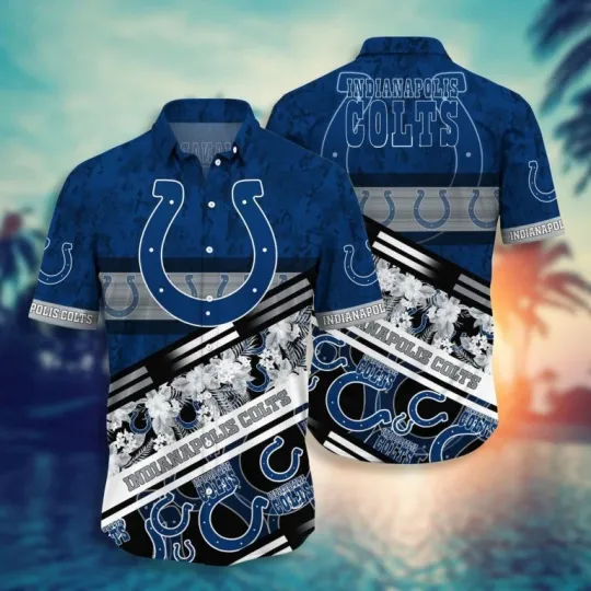 Discover Indianapolis Colts Midnight Sky Hawaiian Shirt Unisex S-5XL