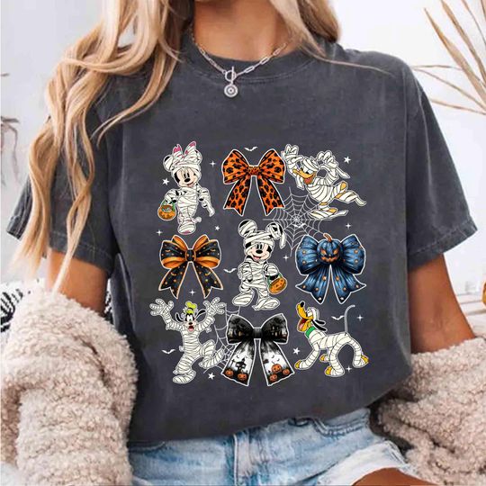Discover Mickey and Friends Halloween Mummy Shirt, Disneyland Spooky Tee