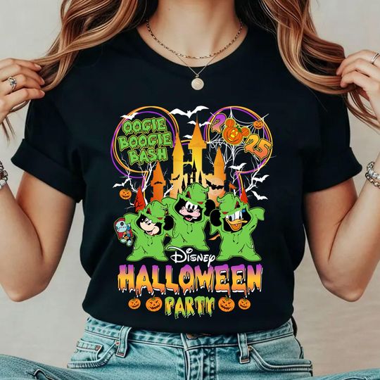 Discover Oogie Boogie Bash 2025 Shirt, Disney Halloween Shirt, MickeyOogie Boogie Man, Disneyland Halloween Family Costume, Halloween Group Shirt