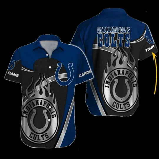 Discover Personalized Indianapolis Colltts Paradise Rush Hawaiian Shirt Unisex, Gift for Fan