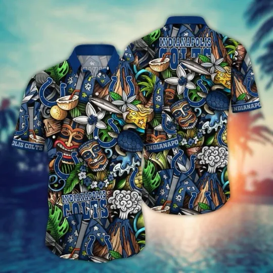 Discover Indianapolis Colltts Blue Thunder Hawaiian Shirt Unisex, Gift for Fan