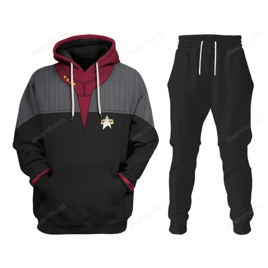 Discover startrek2020 Standard Uniform 2370s Command Division Hoodie Sweatshirt Sweatpants