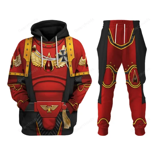 Discover Personalized Blood Angels Black Robe - Costume Cosplay Hoodie Sweatshirt