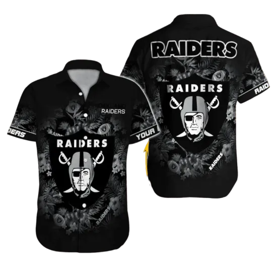 Discover Personalized Las Vegas Football Midnight Floral Hawaiian Shirt , Gift for Fan