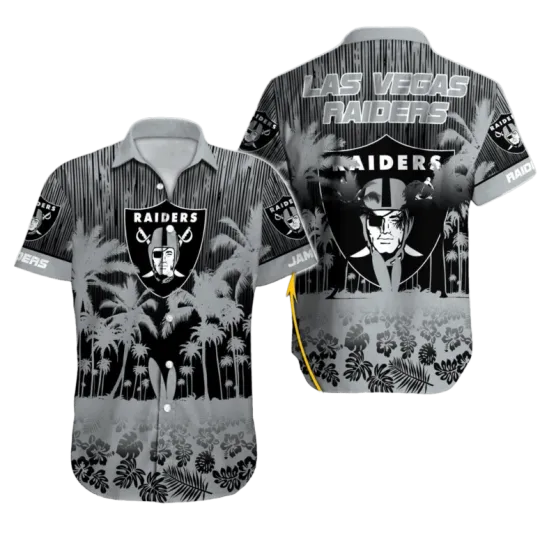 Discover Personalized Las Vegas Football Tropical Fade Hawaiian Shirt , Gift for Fan