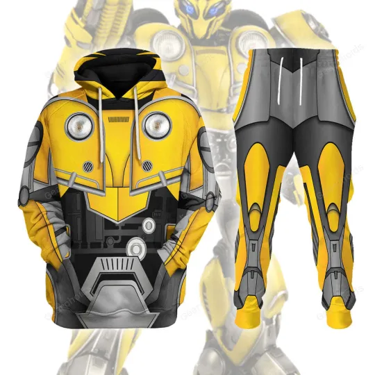 Transformers  Bumblebee - For Men And Women - Costume Cosplay Hoodie Sweatshirt