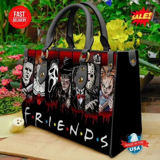 Discover Horror Halloween Handbag, Horror Leather Bag