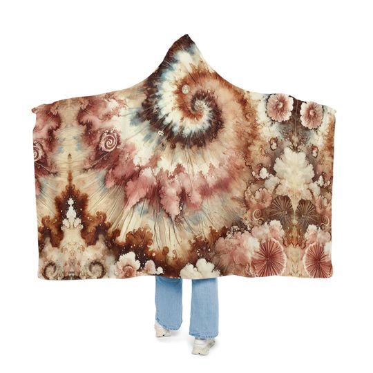 Discover Floral Landscape Snuggle Blanket
