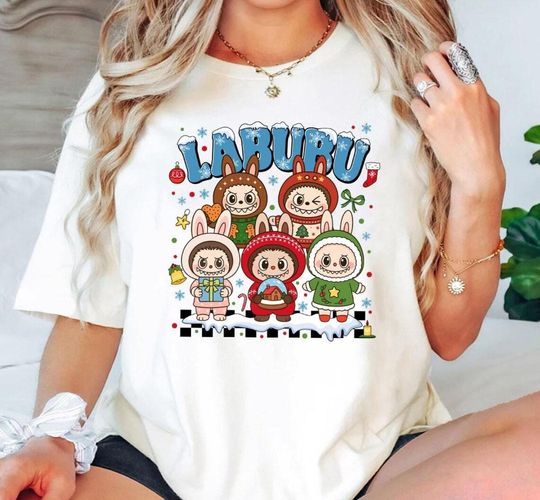 Discover Trending Doll Monster Christmas Shirt, Cute Cartoon Santa Claus Graphic Tee, Merry Christmas Holiday Hoodie, Funny Winter Sweatshirt Gift