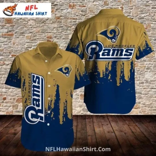 Discover Los Angeles Raams Parrot And Beach Tropical Hawaiian Shirt, Gift for Fan