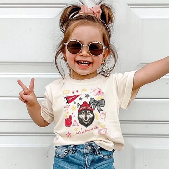 Discover Kansas City Football Doodles Shirt, Kansas City Retro School Spirit Shirts, School Spirit Mascot, Let's Go Kansas City Shirt GM