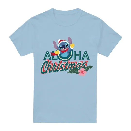 Discover Lilo  Stitch Aloha Christmas With Stitch - Mens T-Shirt S-2XL