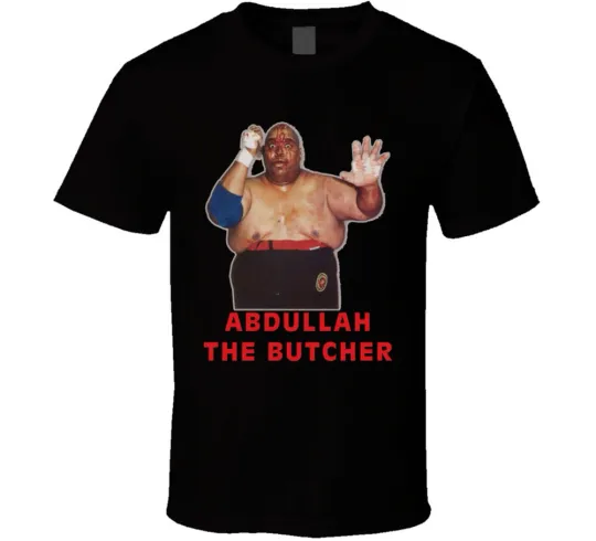 Discover Abdullah the Butcher Wrestling Legend T-Shirt