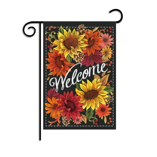 Discover Double-Sided 12x18in Sunflower Thanksgiving Garden Flag