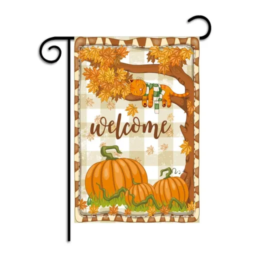 Discover Double-Sided  Thanksgiving Pumpkin Garden Flag