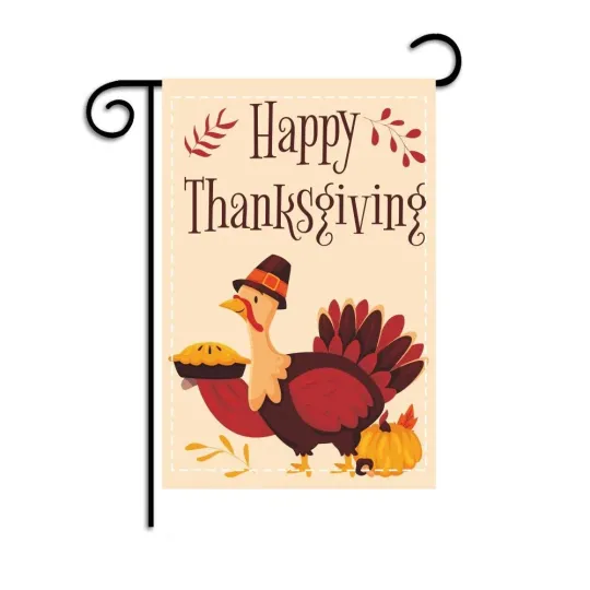 Discover Double Sided  Thanksgiving Garden Flag for Yard Decor