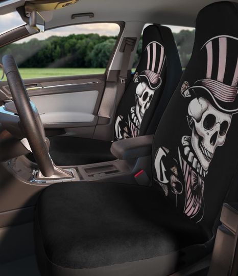 Discover Gothic Skull Car Seat Covers Boho Car Accessories Halloween Decor Spooky Gift Gothic Home Decor Car Styling