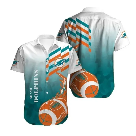 Discover Miami Dolphins Championship Vibe Hawaiian Shirt Summer Aloha S-5XL