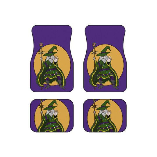 Mystical Wizard Themed Car Mats (Set of 4) | Perfect for Halloween Decor, Car Accessories, Gifts for Wizards & Fantasy Fans, Unique [...]