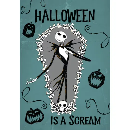 Haunted Garden Flag Halloween Double Sided