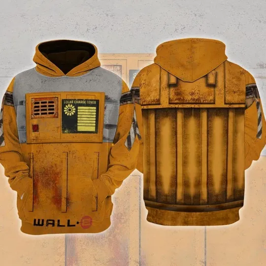 Discover Wall-E Galaxy Robot 3D Full Over Print Hoodie