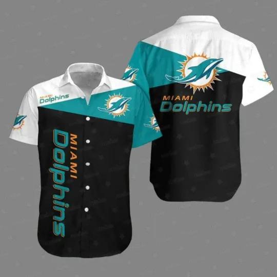 Discover Miami Dophiins Classic Block Hawaiian Shirt Unisex, Gift for Fan
