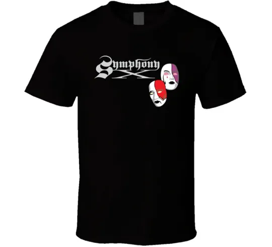 Discover Symphony X Logo T-Shirt Music Band Clothing