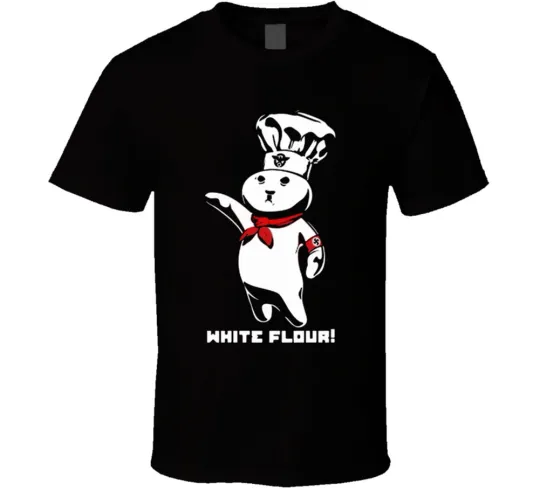 White Flour Power Dough Boy Parody T Shirt