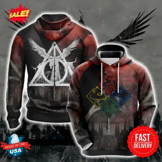 Harry Potter 3D Hoodie Classic