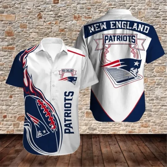 Discover New England Patriots Island Escape Hawaiian Shirt Unisex S-5XL