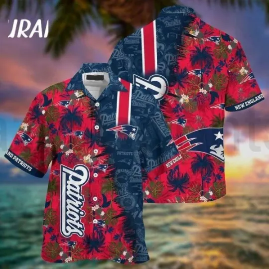 Discover Summer New England Patriots Hawaiian Shirt Size S-5XL