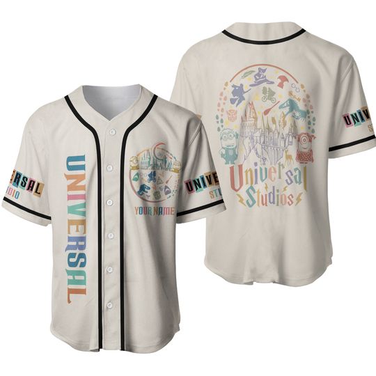 Retro Universal Studios 2025 Baseball Jersey, Universal Studios Trip Shirt
