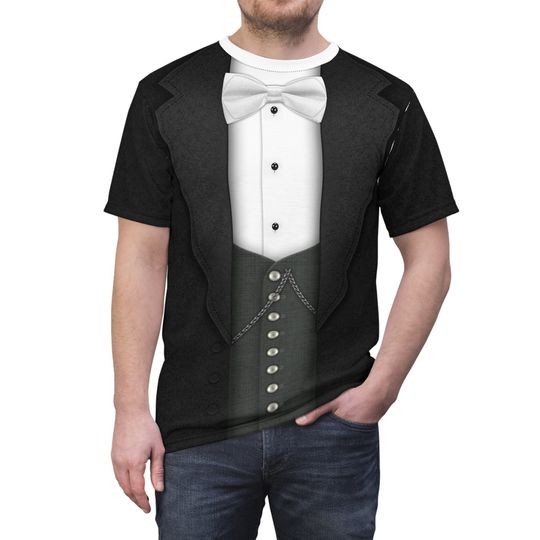 Butler Ghost Shirt, Haunted Mansion 2023 Film Inspired Costume