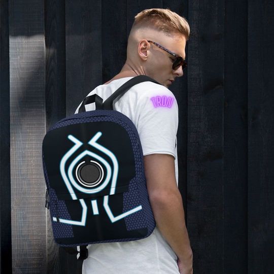 Tron Legacy Backpack, School & College Backpack, Halloween Cosplay Bag, Ride & Birthday Gift, Robot Mouse Design