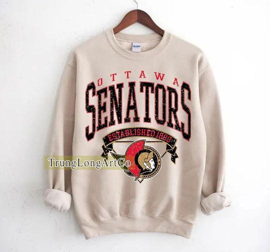 Discover Ottawa Senators Sweatshirt Crewneck, Vintage Senators shirt, Ottawa Hockey Fan shirt, Hockey Tee, Senators Sweatshirt