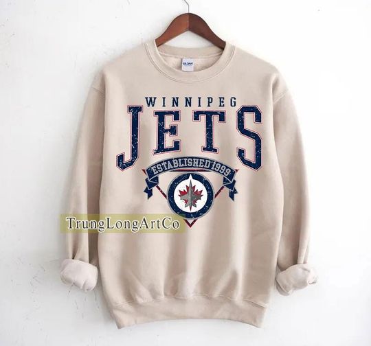Winnipeg Hockey Team Jets Sweatshirt, Hockey Fan Gift, Game Day Sweatshirt
