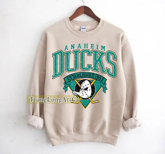 Anaheim Hockey Team Ducks Sweatshirt, Hockey Fan Gift, Game Day Sweatshirt