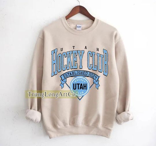 Utah Hockey Club Sweatshirt, Hockey Fan Gift, Game Day Sweatshirt