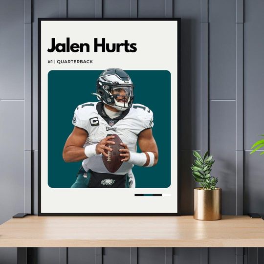 Discover Jalen Hurts Poster  Philadelphia Eagles Quarterback