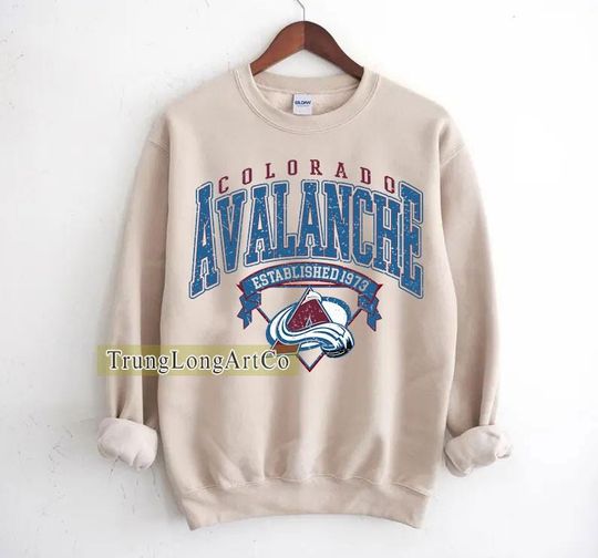 Discover Colorado Hockey Team Avalanche Sweatshirt, Hockey Fan Gift, Game Day Sweatshirt