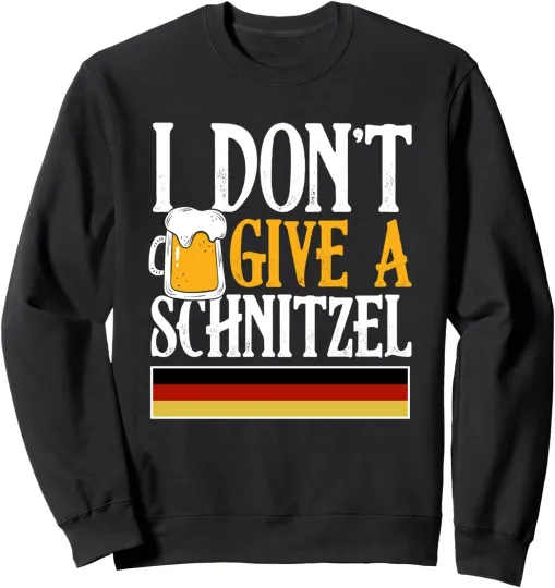 Discover I Don't Give A Schnitzel German Beer Wurst Unisex Crewneck Sweatshirt