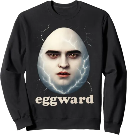 Discover Eggward Funny Meme Parody Unisex Crewneck Sweatshirt
