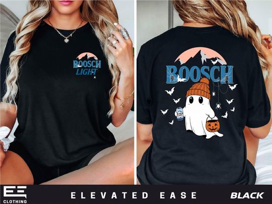 Discover Boosch Light Halloween Ghost Shirt, Funny Beer Drinking Ghost Tee, Spooky Ghost Pumpkin Shirt, Fall Halloween Party T-Shirt, Ween Sweatshirt