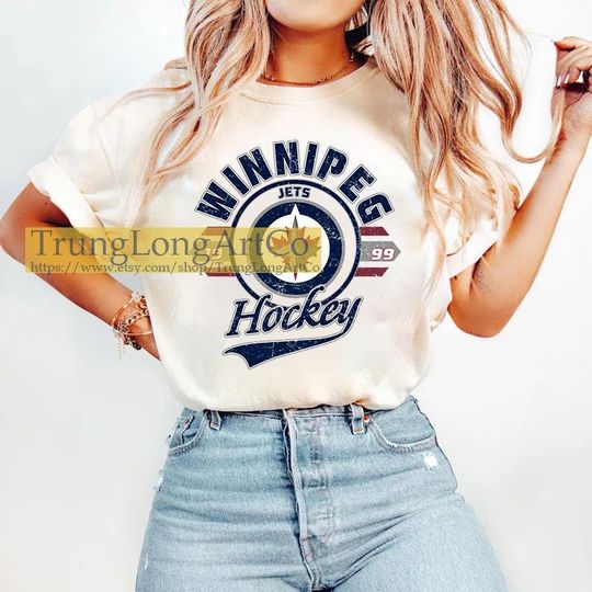 Discover Winnipeg Jets Vintage 90s Sweatshirt, Crewneck, Shirt, Hoodie, Jersey Hockey Retro Gift For Christmas.