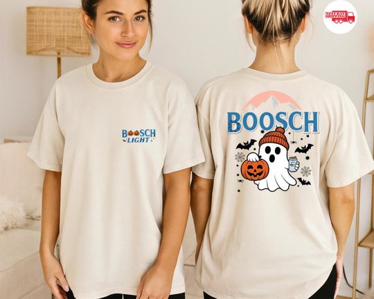 Discover Boosch Light Ghost T-Shirt with Halloween Beer and Ghost Hoodie Design