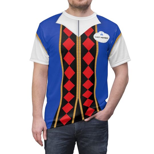 Discover Blue Fantasyland Cast Member Shirt, Magic Kingdom Costume